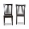Baxton Studio Minette Modern and Contemporary Transitional Dark Brown Finished Wood 2-Piece Dining Chair Set 180-11426-Zoro - alternate 5